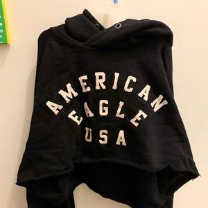Cropped American eagle hoodie